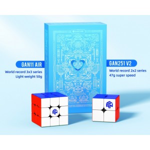 GAN BLUE BOX - Set 2 cuburi - Gan 11 Air + Gan 251 V2
