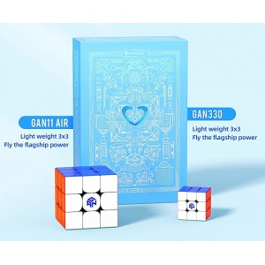 GAN BLUE BOX - Set 2 cuburi - Gan 11 Air + Gan 330 Mini