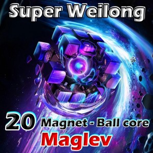 MoYu Super Weilong 3x3 M (20 Core Magnetic + Maglev) UV Coated
